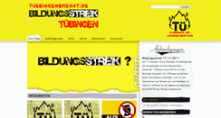 Desktop Screenshot of bildungsstreik.fsrvv.de