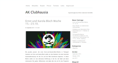 Desktop Screenshot of clubhausia.fsrvv.de